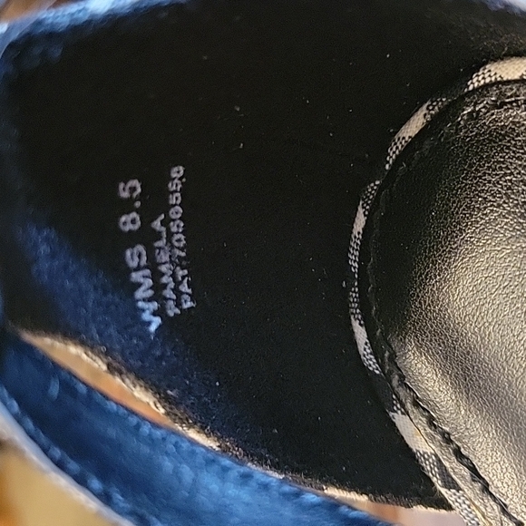 REPORT Pamela Fabric Gingham Ankle Strap Open Toe Block Sandals - Picture 6 of 7